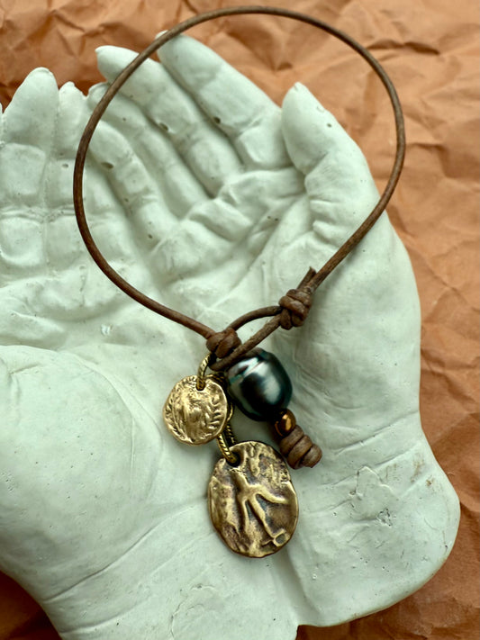 Sacred Offering Bracelet Bronze (Made to Order)