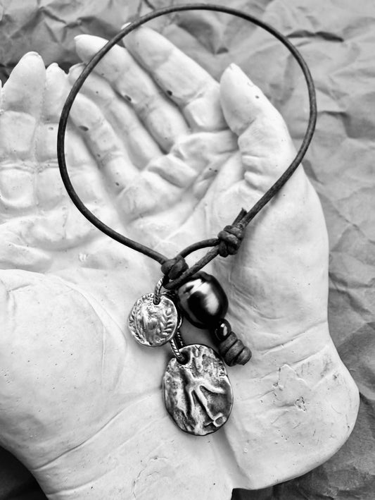 Sacred Offering Bracelet Sterling  (Made to Order)