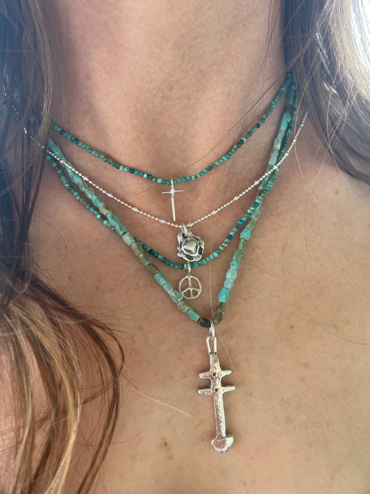 Pueblo Cross Necklace
